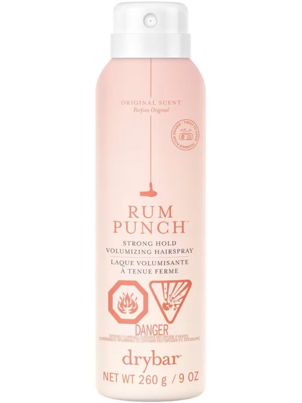 2-Pack Combo: Drybar Rum Punch Strong Hold Volumizing Hairspray (2 x 260g/9oz)